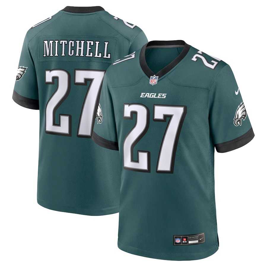 Men & Women & Youth Philadelphia Eagles #27 Quinyon Mitchell Midnight Green Nike Vapor Untouchable Limited Stitched Jersey